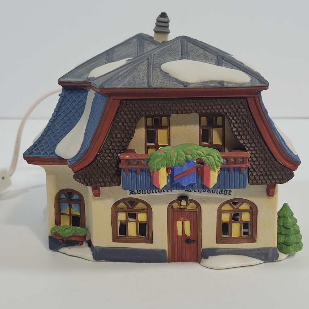 Dept 56 Alpine Village Bakery & Chocolate Shop 5614-6 Heritage Village 1994 - Picture 4 of 9